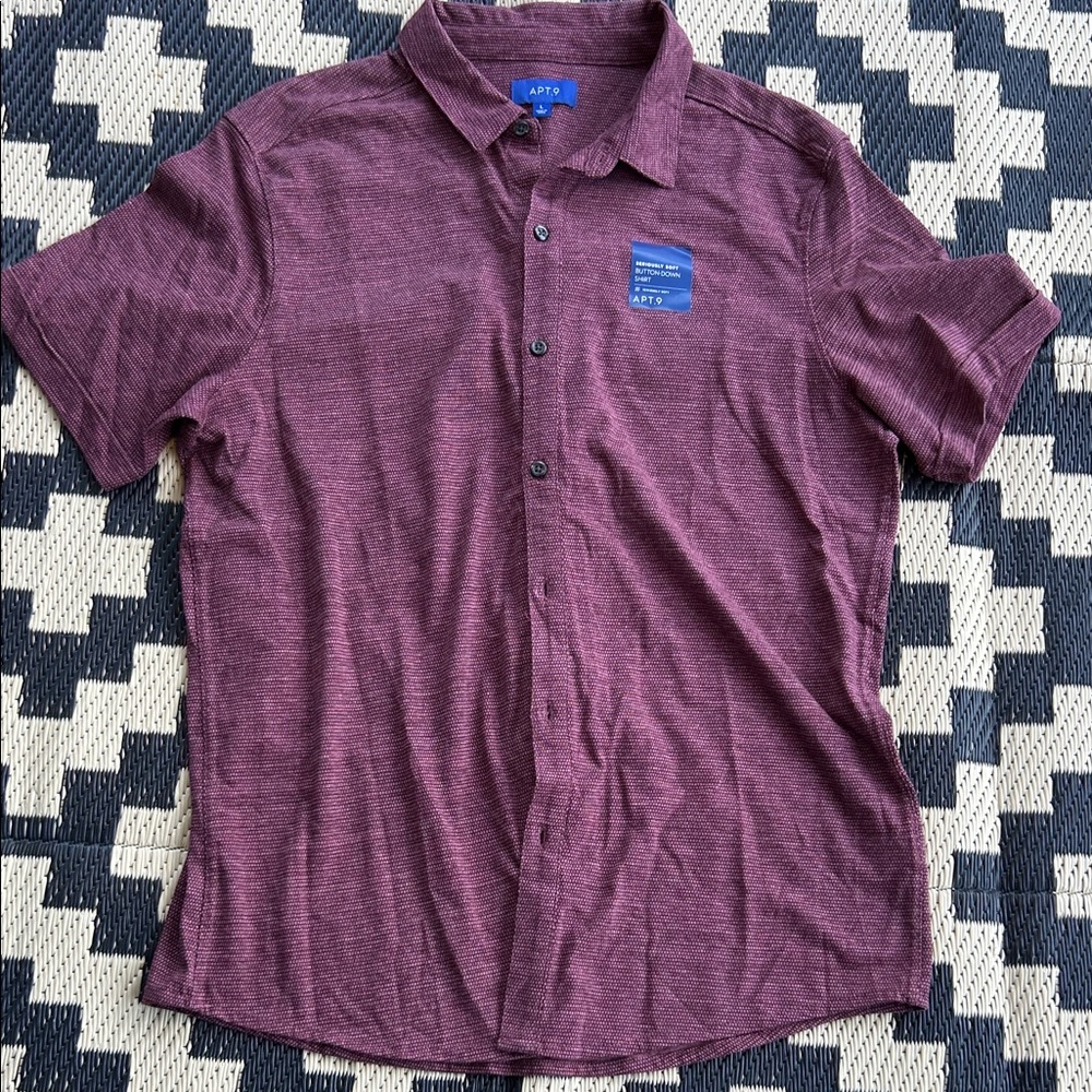 Apt. 9 Men's Maroon Casual Shirt